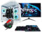 NitroPC - Silver Pack | Komplett-PC Gaming (AMD Ryzen 5 5500 6/12 4.2GHz, RTX 3050 6GB, RAM 16GB, M.2 1TB, Windows 11 | WiFi, 24 Monitor, Tastatur, Maus, Kopfhörer) Desktop-PC (Weiß)