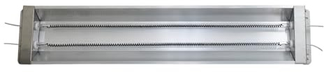 MKHFP Infrarot-Trockenlampe, Kohlefaser-Doppelrohr-Infrarotlampe Mit Reflektor, Infrarot-Heizlampe, Heizung, for Aushärten Von Farbe, Heizrohr, Backen, 400 W–2000 W(225mm-300w)