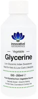 Vegetable Glycerine - 250ml - 100% Pure - Multipurpose - Low GI Sweetener and Natural Skin Moisturiser