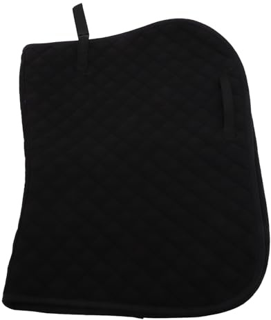 VICASKY Bequeme Sattelmatte Eva Baumwolle Polyester rutschfeste Pferde Sitzpolster Wiederverwendbare Sattelunterlage für Pferde Sport Freizeit