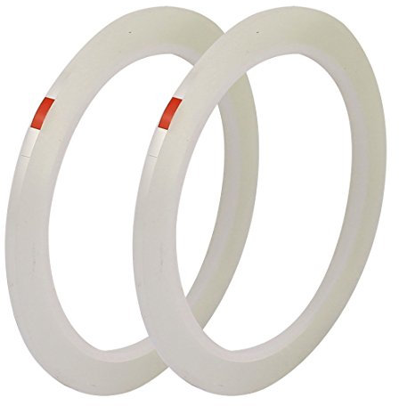 sourcing map 2stk 3mm Einseitiges selbstklebendes Mylarband 50M Länge flammhemmend klar de