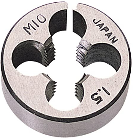 Draper 83812 M10 x 1.5 Circular Split Dies,Blue