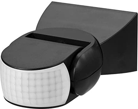 Maclean MCE201B Détecteur de Mouvement Infrarouge PIR Gamme 12m Blanc IP65 Moderne