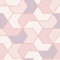 Rasch 270310 Geometric Wallpaper - Pink/Rose Gold