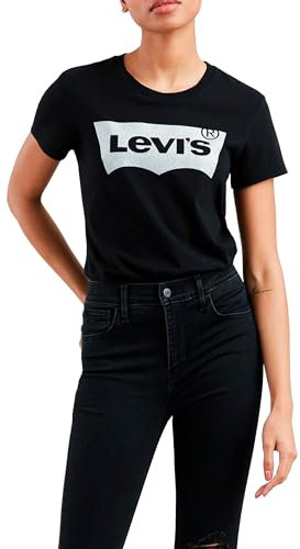 Levi's Damen The Perfect Tee T-Shirt,Holiday Tee Black,XL