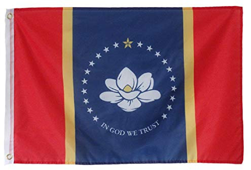 AZ FLAG Flagge Mississippi NEU 2020 250x150cm - Mississippi Fahne 150 x 250 cm - flaggen Top Qualität