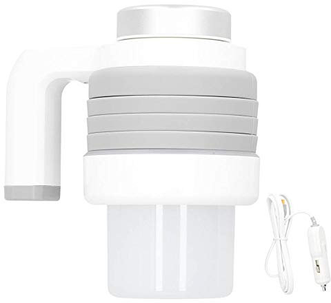 YSSMAO 550ml 12V Voiture Pliable Voiture Bouilloire de Voyage Voiture Allume-Cigare d'eau Chaude Bouilloire écran numérique