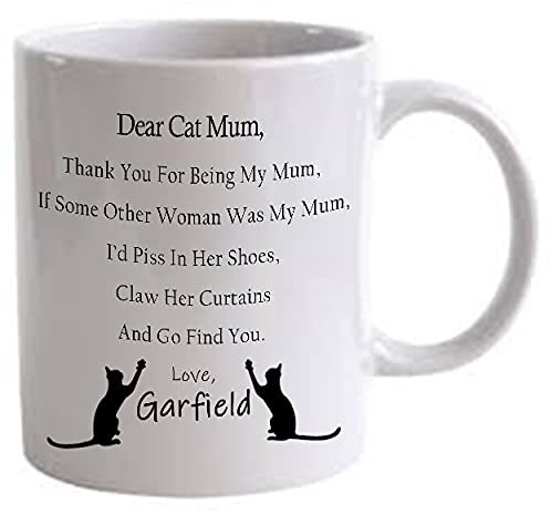 Dear Cat Mum Dad Funny Personalised Photo Custom Tea Coffee Mug
