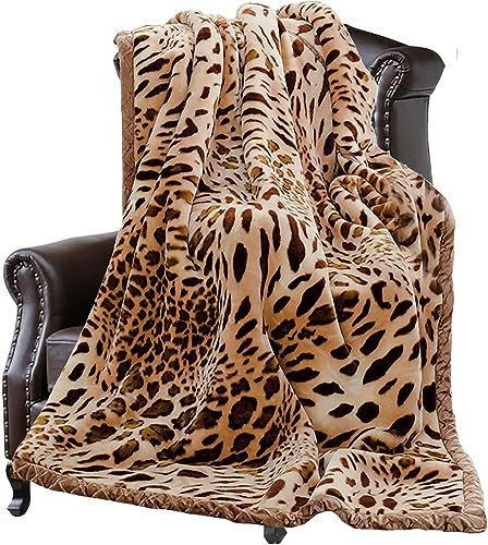 Koreanische Nerzdecke, 140 x 190 cm, seidig weich und warm, 2-lagig, wendbar, Raschel-Bettdecke für Einzelbett (150 x 200 cm - 2,5 kg).
