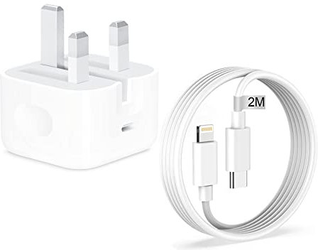 iPhone Fast Charger,Apple 20W PD USB-C Power Adapter [Apple MFi Certified] iphone usb c plug with 6.6FT USB-C to Lightning Cable for iPhone 14/14 Plus/14 Pro/14 Pro Max/13~11 X XR XS 8~6S,AirPods etc.