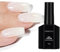 TOMICCA UV Nagellack Glitter, 15ml Glitter Milchig Weiss Gel-Nagellack, UV LED Soak Off Manicure Gel Lacquer Varnish