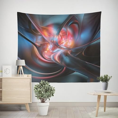 Tapisserie Murales Vintage Papier Peint Peinture Décorative Art Géométrique en Tissu Décoration Cuisine pour Le Salon et la Chambre 350x250cm