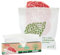 ECOOPTS 100% Compostable Large Sandwich Zip Bags×25 | ECO-Friendly Food Storage Bags | Freezer Bag | Plant-Based BPA-free | Seal well for Fruit,Food and Snack (1Pack, Large Size)