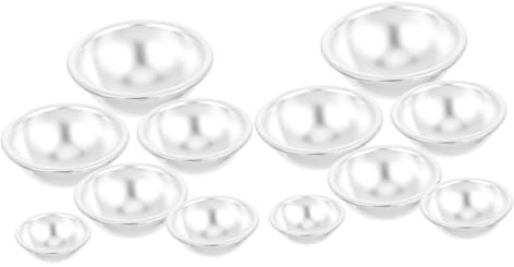 MAGICLULU 12 Stk Kuchenform liefern Cupcake-Formen Papierbecher Zubehör für die Kerzenherstellung Formen aus Aluminiumlegierung Badekugel-Bastelformen Schokolade Pappbecher Metallbad