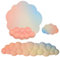 Cloud fba-0036-2 Repose-poignet pour clavier et souris, coton à mémoire de forme, repose-poignet confortable, repose-poignet pour soulager la douleur, repose-poignet pour bureau et jeux