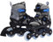 Champz Verstellbare Inline Skates Für Kinder - Semi-Softboot - Schwarz/Blau - Größe 37-40 - ABEC7 Lager - Aluminiumrahmen - Fortgeschrittene Schlittschuhe für Kinder
