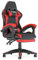 bigzzia Gaming Chair with Footrest and Ergonomic Computer Chair Reclining PU Leather High Back Video Game Chair with Headrest Adjustable Lumbar Support Linkage Armrest for Adults (Black/Red)