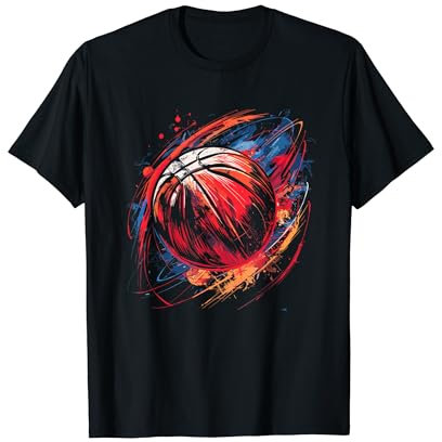 Basketball Ball Graffiti Dribbeln T-Shirt