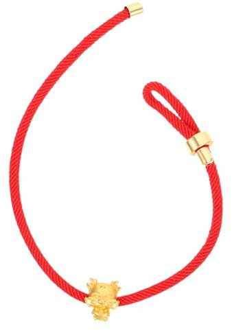 COSMEVIVI Bracelet Dragon Année Chinoise Bracelet Fil Rouge De Bijou Zodiacal Pour Femmes Accessoire Significatif Nouvel An