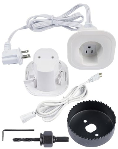 Flynsu TV Cord Hider in-Wall Cable Management Kit with Power & Low Voltage Cable Management Hide All TV Cables Behind The Wall