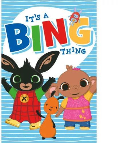 Disney Bing Sula - Coperta in pile 100 x 150 cm, super morbida, regalo per bambini, 100% poliestere