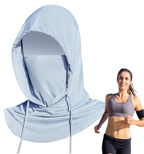 Yonuaret UV -Schutzhalsabdeckung, Sonnenhaube Gesichtsabdeckung | UV Protection Hood Schädelschütze Vollkopfhalsschild,Atmungsaktivem Gitter, Sonnenschattenhut für Frauen, Männer, Outdoor -Aktivitäten