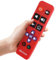 EZclicker Universal-Fernbedienung mit großen Tasten – kompatibel mit Roku TVs (rot), einfach zu bedienen, nicht kompatibel mit Roku Stick (2 AAA-Batterien nicht im Lieferumfang enthalten)