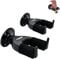 Surplex Guitar Wall Mount Hanger with Auto Lock - Adjustable Universal Hook Holder Stand for Acoustic, Electric, Bass Guitars, Banjo, Mandolin, Ukulele & More - Black-2 Pack