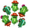 ERINGOGO 6piezas Arco De Globos De Cactus Decoración Festiva Para Cumpleaños Mexicanos