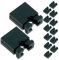 Gatuida 100 Stück Schwarze Jumper-cap-shunts Aus Kunststoff: 2,54 Mm Standard-kurzschlussverbinder – Vielseitig Einsetzbar Für Heimwerkerprojekte Und Leiterplatten