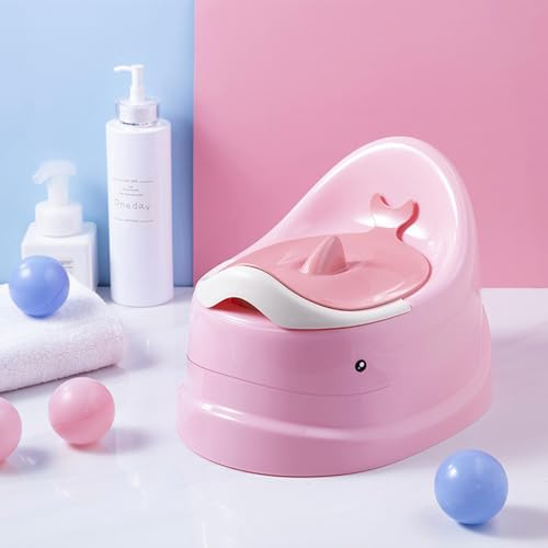Töpfchen Für Kinder, Kindertopf Mit Ovalem Boden, Lern Toilette Mit Rückenlehne, Kindertoilette Baby, WC Toepfchen Kleinkinder Training, Baby Töpfchen Mit Ergonomischem Sitz Und Hoher Rückenlehne