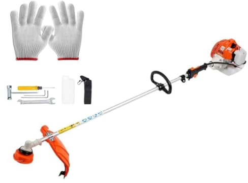 Decespugliatore Tagliabordi 52cc a Scoppio Motore 2 Tempi Multifunzione 2000W Benzina