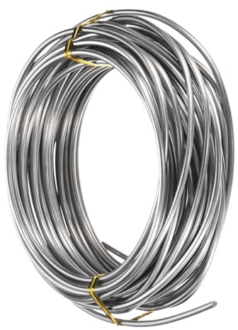 M METERXITY Alambre De Acero Inoxidable Calibre 10 2.5mm 10m Flexible Para Joyería/Escultura/Armazón/Bonsái/Manualidades DIY