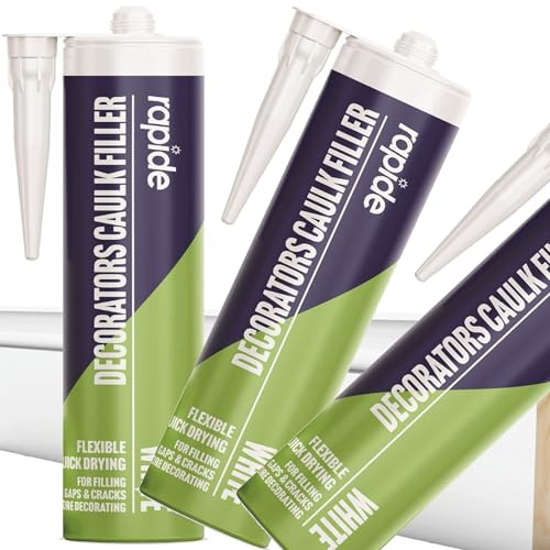 White Multi Use Decorators Caulk Gap & Crack Filler Sealant | Easy To Apply Cartridge Waterproof