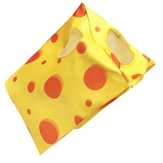 CLSSLVVBN Halloween Party Costume Play Clothing Soft Funny Cheese Cosplay Costume Fancy Dress Must Have For Kids Role Cute Kids Big Cheese Cosplay Outfit Girls