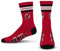 For Bare Feet Herren NHL 4 Stripe Deuce Crew Socken, Herren, New Jersey Devils, Medium (5-10)