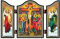 NKlaus 1428 Kreuzigung Christi christliche Ikone Raspjatie Hristovo reise Altar
