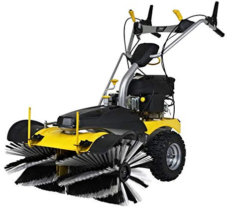 Texas Kehrmaschine Benzin Laubkehrer Schneekehrmaschine Motorbesen Schneeräumer mit Antrieb Radantrieb Smart Sweep 800 | 80cm | 173cm³ | 4,9 PS | 4 Takt | 3xVor. 1x Rück. | Variable Geschwindigkeit