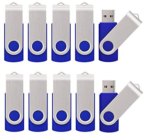 U305 Lot de 10 clés USB 2.0 16GB-50PACK Bleu