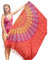 Mandala Life ART Rot Pareo Tuch Groß Mit Fringe Hochwertiger Rayon Strand Sarong Strandtuch Damen Wickeltuch Wickelrock Strandrock Tapisserie Wickeltuch Bikini Cover Up Tuch Für Badeanzug