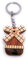 H-Customs Getreidemühle Windmühle Holz Edel Handmade Schlüsselanhänger Anhänger