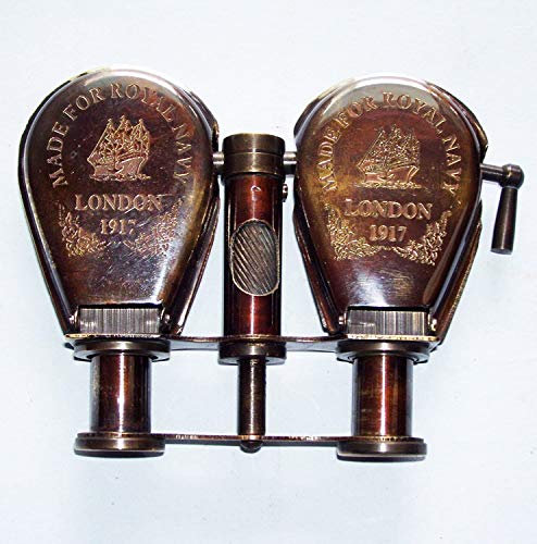 Ganga Nautical Vintage Brass Antik 1917 Messing Reise Teleskop Fernglas Monokular