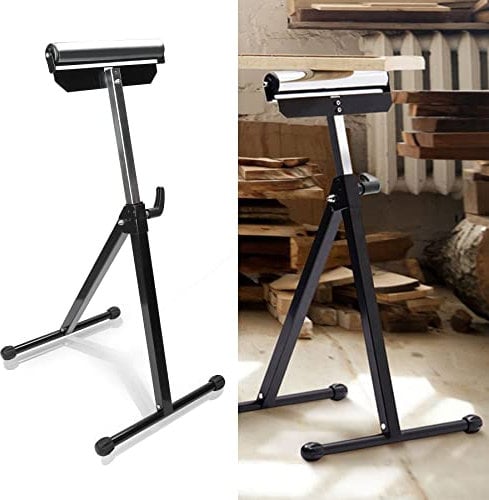 Jiubiaz Rollenbock, Verstellbarer Rollenständer 68-108 cm höhenverstellbar, 90 kg Tragkraft Rollbock mit rutschfesten Füßen