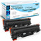 ASEKER Kompatibel 83X CF283X (83A CF283A) Tonerkartusche 2200 Seiten für HP Laserjet Pro M201 M201dw M201n MFP M127 M127fn M127fw M125a M125nw M225 M225dn M225dn M225dw M225dw Drucker (2 Schwarz)
