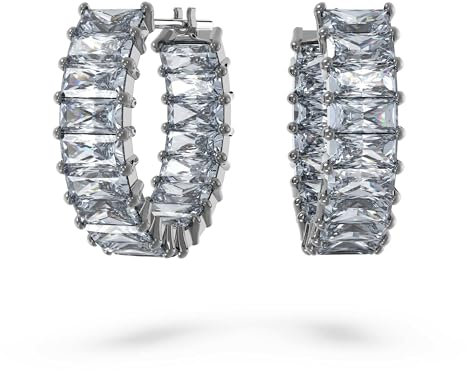 SWAROVSKI PAR DE BRINCOS, Metal COMUM