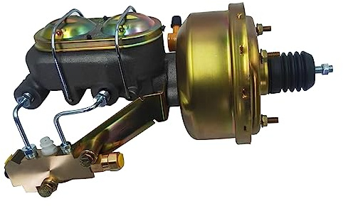 BST BSSP 7 Single Zinc Power Brake Booster & 1-1/8 Master Cylinder Disc Drum Valve Kit 3512 + PV2 Side Kit