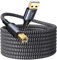 3BAO Printer Cable,【3M】 USB 2.0 Type A Male to B Male, Scanner Cord Nylon Braided USB Printer Cable for HP/Dell/Canon/Lexmark/Xerox/Brother/Samsung etc. …