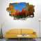Rasen 3D Wandtattoo Baum Wandaufkleber Kinderzimmer Mädchen wandtattoo Teenager Wandtattoo Wanddeko fürs Kinderzimmer 75X116cm