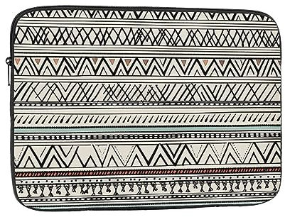 Boho-Dreiecksstreifen Laptophülle Laptoptasche für Damen und Herren, stoßfeste Schutzhülle für Notebooks, 38,1 cm (15 Zoll)