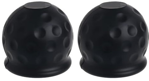 2 pezzi copertura protettiva per gancio di traino, gancio di traino, tappo di protezione, gancio di traino, protezione per giunto sferico, gancio di traino (nero)